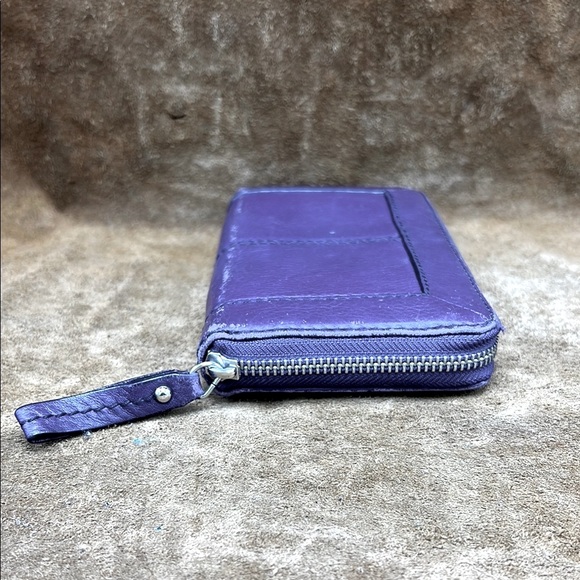 Purple Leather Wallet - Picture 6 of 14